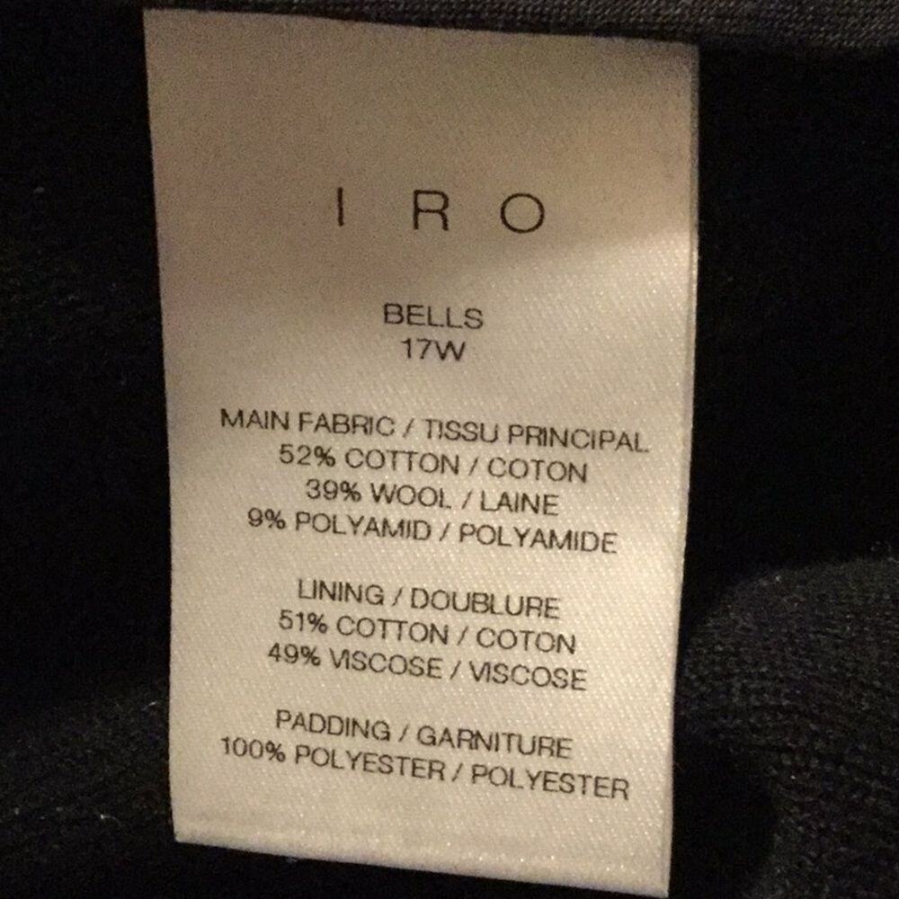 IRO asymmetric black jacket - Picture 9 of 9